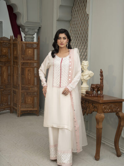 GOLDEN HOUR –  Off white & Pink