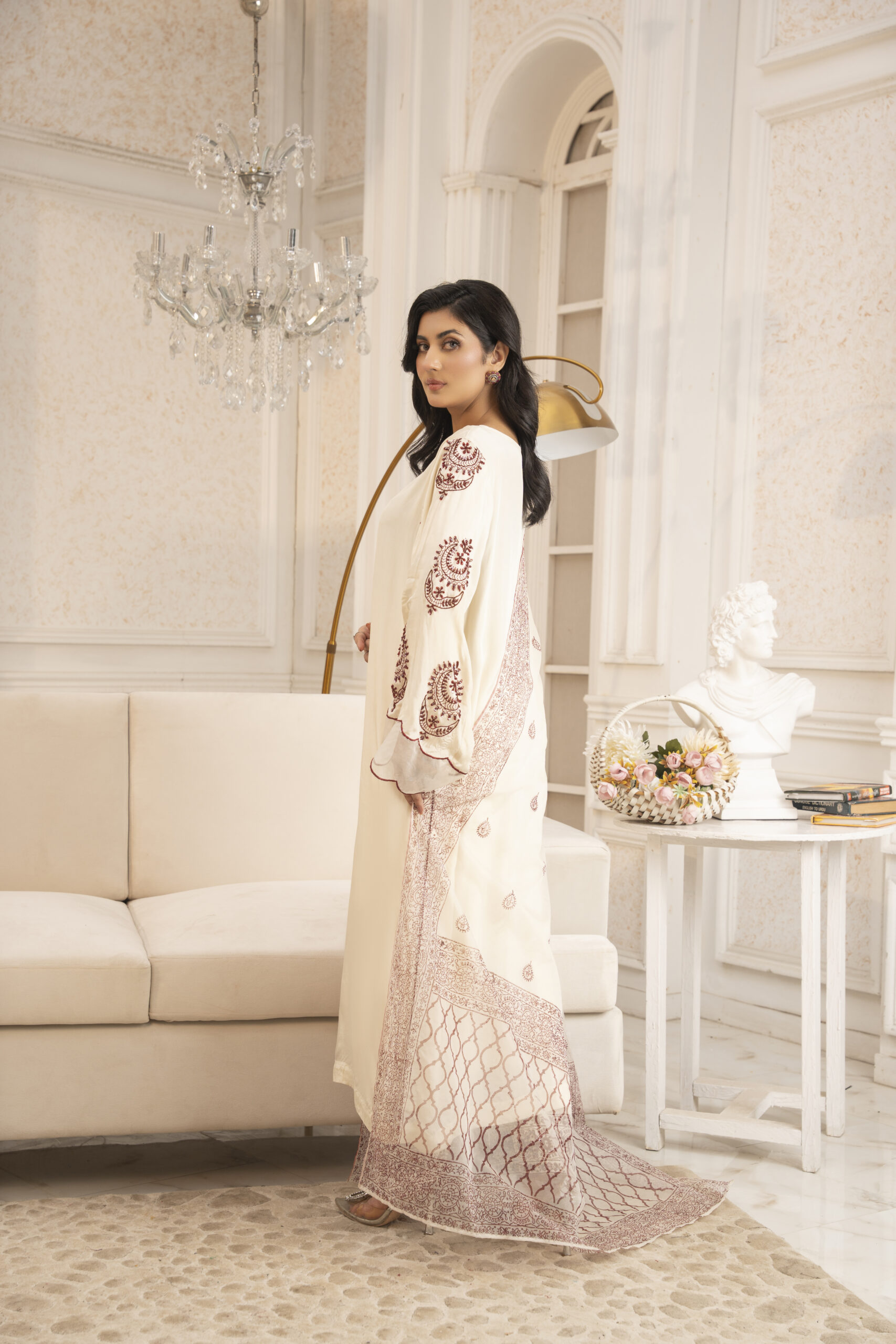 GOLDEN HOUR – Ivory & Maroon - Image 5